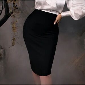 (sold) La Femme en Noir Ichabod pencil skirt